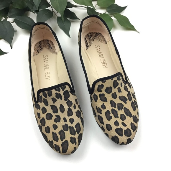 Sam & Libby Shoes - Sam & Libby Cheetah Print Ballet Flats Loafers